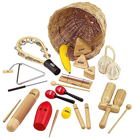 Nino Percussion NINOSET515 Percussion Sortiment fünfzehnteilig