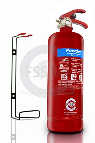 FSS UK - Estintori a polvere ABC, 2 kg, ottima qualità. Marchio CE. Ideali per case, cucine, posti di lavoro, uffici, auto, furgoni, magazzini, garage, hotel e ristoranti