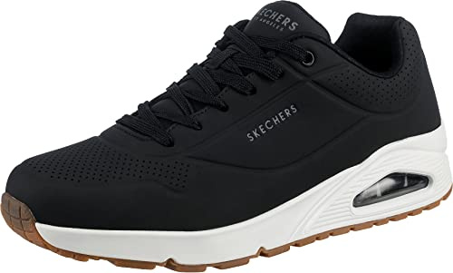 Skechers Uno Stand On Air Baskets Homme, Black Durabuck Trim Blk, 42 EU