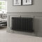 DuraTherm® 600 x 1010mm Black Traditional Horizontal Designer Radiator Double Column Colosseum Cast Iron Style Central Heating Panel Radiators Rad