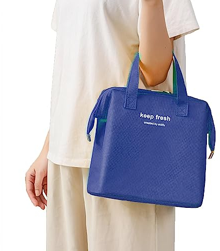 Pranzo al Sacco, Contenitore per Pranzo, Borsa Portatile per la conservazione degli Alimenti ad Alta capacità, Custodia Termica Impermeabile per Borse per Alimenti per Viaggi, Picnic,