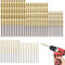 Small Drill Bits Set 50 Pieces - Mini 2mm and 3mm Drill Bit Sets for Wood, Plastic, Aluminium, Brick, Concrete (1mm/1.5mm/2mm/2.5mm/3mm)