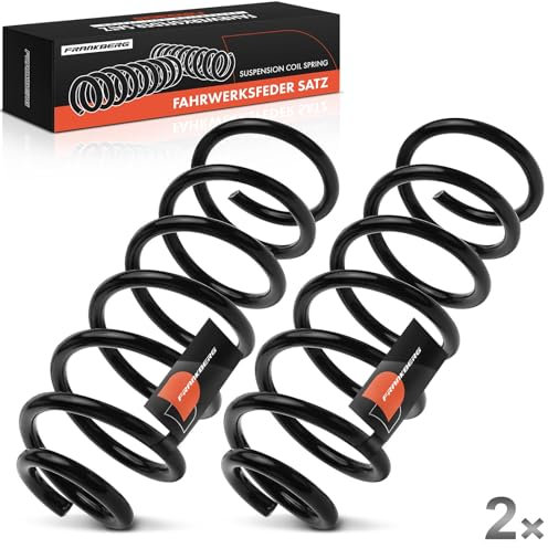 Frankberg 2x Coil Spring Rear Axle Compatible with 5008 0E 0U 2010-2017 Partner Box/MPV 2010-2024 Partner Platform/Chassis 2015-2024 Replace# RA6187