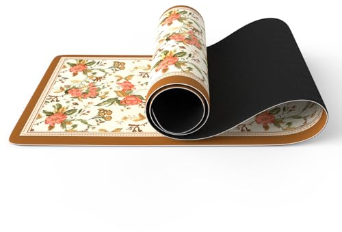 Haquno Extra Thick Yoga Mat 6mm - Non-Slip Exercise Mat for HIIT, Pilates & Home Workouts & Workout with Free Carry Strap