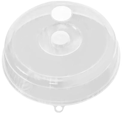 Couvercle anti-éclaboussures pour micro-ondes - Couvercle de avec fentes d'aération - Anti-éclaboussures - Perforé - Transparent - Pour cuisine, salle à manger, cantine, restaurant