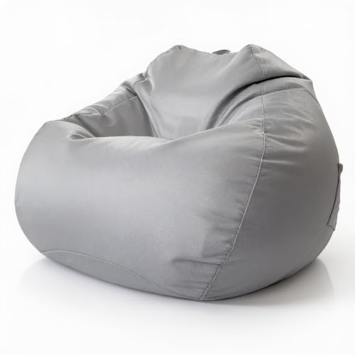 Aiire Sillón Puff Exterior Jardín - Puf con Relleno Incluido para Piscina, Terraza o Porche - Funda Resistente, Desenfundable y Lavable - Bean Bag Chair Exterior e Interior Juvenil o Adultos