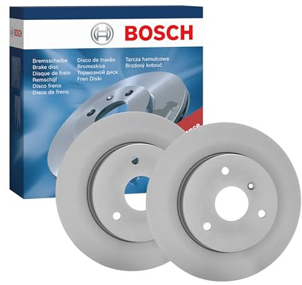 Bosch BD407 Discos de freno, certificación ECE-R90, 1 juego de 2 discos