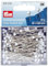 Prym Glaskopfnadeln, 0,80 x 48mm, weiß, 30g, Karte mit Dose, Stahl, 48 x 0,8mm