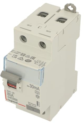Interrupteur différentiel 2P 230V~ 80A type A 30mA - 2 modules
