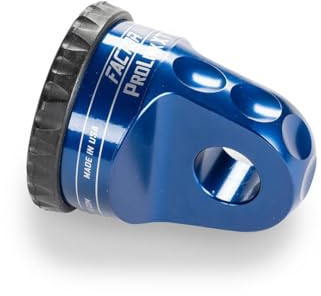 Factor55 ProLink XTV (ATV/UTV) Loaded Shackle Mount with Titanium Pin & Rubber Guard (6,000 Lbs) - Blue