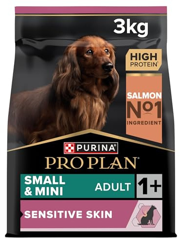 PRO PLAN Small & Mini Adult 1+ Sensitive Skin Salmon Dry Dog Food 3kg