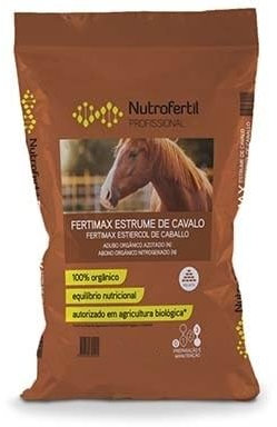 Peyca Abono organico nitrogenado en formato pellets saco 20kg - Fertimax. 75% de origen animal. Equilibrio nutricional con estiercol de caballo.
