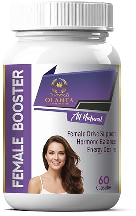 OLANTA TRADE SOLUTION Female Wellness Capsules with Red Clover, Wild Yam & Sage Leaf – Botanical Balance Complex with Soy Isoflavones & Dong Quai – 1 Bottle 60 Counts