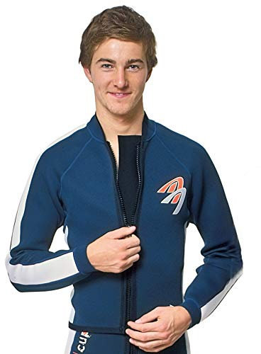 Ascan Unisex Neoprenanzug Hose oder Jacke 2,5 mm lang, Ausführung:Bolero (Jacke), Größe:58 (herren)