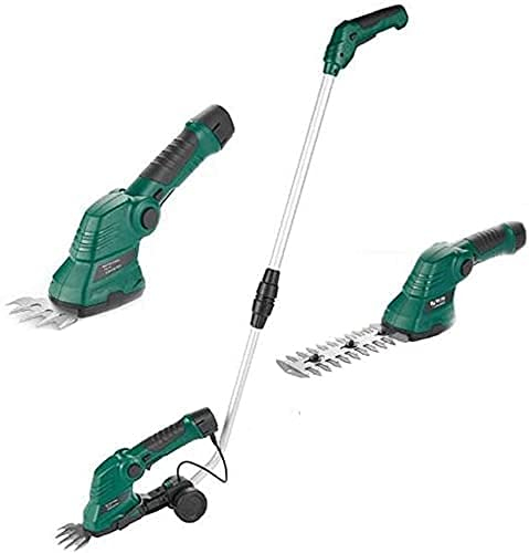 LSDRALOBPOI Tagliabordi a Batteria Decespugliatore Universale Tagliasiepi Tagliasiepi 7.2V 2 in 1 Forbici per arbusti e tagliasiepi 702