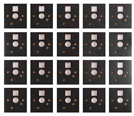 120 Pieces Mechanical Keyboard Switch Shaft Pads Sticker Noise Sound Reduction Foam Stickers Insulation Film for Switch Stabilizer Noise Dampener Insulation Film (PE)