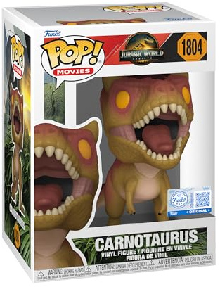 Funko Pop! Movies: Jurassic World: Rebirth - Carnotaurus - Vinyl-Sammelfigur - Geschenkidee - Offizielle Handelswaren - Spielzeug Für Kinder und Erwachsene - Movies Fans