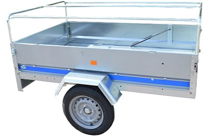 Blue 650GSM PVC Trailer Cover For The Erde 143/153 & Daxara 148/158 Using The 30CM High Frame 150 x 105 x 31CM