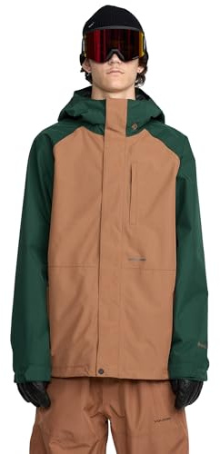 Volcom Dua Gore-tex 2L Veste de ski et de snowboard pour homme – Coque imperméable 20 K, coutures entièrement soudées