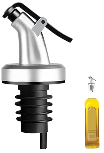 Beccuccio per bottiglia d'olio - Dispenser di versamento leggero, tappo con una sola mano, tappo classico, pasto delizioso | Utensili per versare olio da bar per cucinare condimenti per insalate