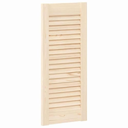 Porte à Persiennes, Porte d'armoire Panneaux de Placard Garde-Robe Buffet 69x29,5 cm bois de pin massif