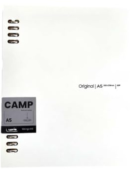 Löst blad student fel titelbok enkel mjuk anteckningsbok – A5 grå 1 bok