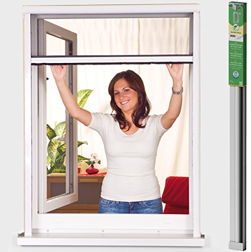 easy life Insektenschutzrollo greenLINE Alu Rollo Fliegengitter Fenster mit Alurahmen und hochwertigem Fibergalsgewebe individuell kürzbar, Größe:160 x 170 cm