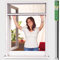 easy life Insektenschutzrollo greenLINE Alu Rollo Fliegengitter Fenster mit Alurahmen und hochwertigem Fibergalsgewebe individuell kürzbar, Größe:160 x 170 cm