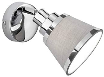 Wofi Wandleuchte ZOON, 1-flammig, max. 28 W, E14, Chrom