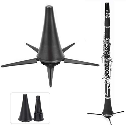 Fournyaa Klarinettenständer, Abnehmbarer Trompetenständer für Blasinstrument für Klarinettenspieler