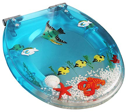 Toilettendeckel absenkautomatik,WC-Sitz mit Absenkautomatik, Schnellbefestigung, Metallscharnier, robuster Harz Klodeckel, WC-Deckel in ovaler U/O/V Form,Wc Sitz für übergewichtige