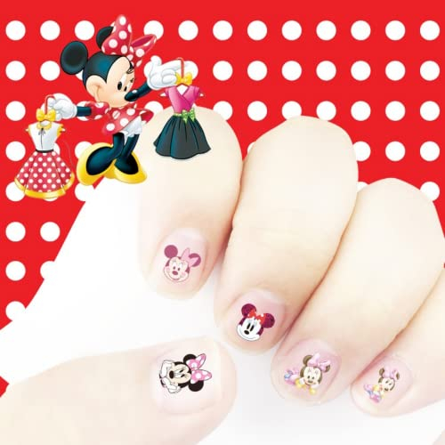 Nagelsticker,Selbstklebend Nagelaufkleber 6 Blatt Micky Minni Nail Art Abziehbilder DIY Nail Art Dekoration für Frauen Mädchen Kinder