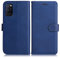 DENDICO Coque pour Oppo A52 / Oppo A72 / Oppo A92, PU en Cuir Coque Portefeuille Étui Housse, Design Classique TPU Coque pour Oppo A52 / Oppo A72 / Oppo A92, Bleu Marin