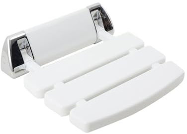 Lfhelper Space Saving Folding Shower Seat Wall Mounted Bathroom Folding Stool For Elderly, Seniors, Disabled, Pregnant, Adults