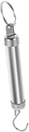 Cabilock Mechanische Feder Hängewaage 5 Kg Aus Langlebigem Metall Tragbare Fischwaage Mit Breitem Griff Für Präzises Wiegen Von Gepäck Und Taschen