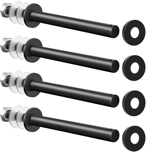 EVERYMATE Viktplattehållare: Power Rack tillbehör knäböjningsställ viktplatta rack för 1 tum standardviktplattor, 2 x 2 3 x 3 2 x 3 kraftburstillbehör viktplatta förvaring