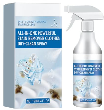 Vanish Fleckenentfernung im Sprüh - Trockenreinigung ohne Waschen | Eliminiert hartnäckige Flecken | Schnelle und effiziente Formel | Ready -to -uswäsche Wäschereispray für tägliche Textilien, Kleidun