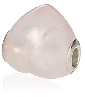 Thomas Sabo Damen Bead Herz Rosenquarz Karma Beads 925 Sterling Silber K0202-034-9