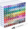 Shuttle Art Feutre à Alcool, 120 Couleurs Feutres Coloriage Adulte à Double Pointe avec 1 Mélangeur et 1 Etui de Rangement, Marqueurs de Dessin Parfait pour Animation Art Esquisse Manga