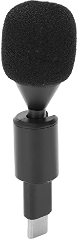 Goshyda -Mikrofon, Typ-C-Schnittstelle Plug and Play, Omnidirektionales Richtmikrofon, für Android-Handys, für Interviews, Video-Live-Aufnahmen