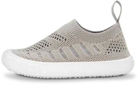 JAN & JUL Baby Toddlers Kids Boys Girls Light-Weight Breathable Breeze Xplorer Knit Sneakers, Non-Slip Air Cushion Soles, Slip-on Shoes