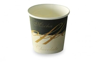 Générique 1000 gobelets à café espresso en carton blanc décoré, 10/12 cl (4 oz) – Idéal pour cafés et événements
