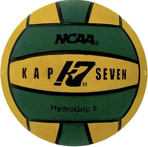 KAP K7 SEVEN KAP7 Green/Yellow Hydrogrip Water Polo Ball - Size 5