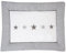 Schardt Krabbeldecke mit Stickerei 100x135 cm Stern grau