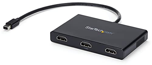 StarTech.com Mini DisplayPort 1.2 auf DisplayPort MST Hub - Triple Head mDP/ DP Multi Stream Transport - DisplayPort Verteiler (MSTMDP123HD)