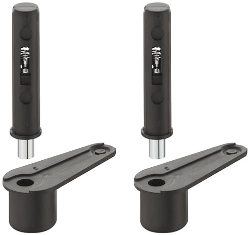 cyclingcolors 2x pivot de porte universel noir à enfoncer pour meuble bois placard étagère armoire charnière cuisine salle de bain