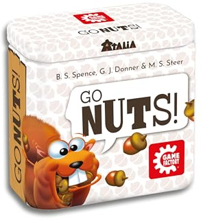 Atalia Game Factory Go Nuts! | Juego de Dados | De 1 a 5 Jugadores | A Partir de 7 Años | de 15 a 20 Minutos | Frenesí, Stop o Todavía & Estrategia