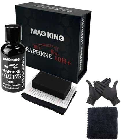 Hopelit Ceramic Versiegelung Auto, Keramikversiegelung Auto 10H, Hochglanz, Super Hydrophobe, Detailing Lackschutz, Kratzfest Versiegelung Nano mit Handschuhen - 30ml