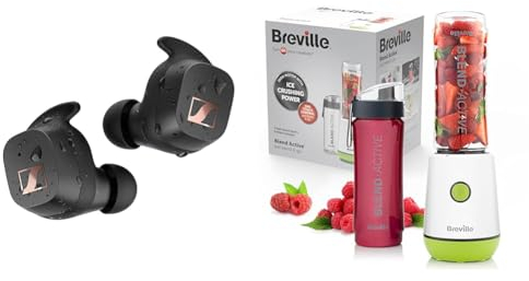 Sennheiser SPORT True Wireless Earbuds - Bluetooth In-Ear Headphones for Active Lifestyles & Breville Blend Active Personal Blender & Smoothie Maker | 350W | 2 Portable Blend Active Bottles