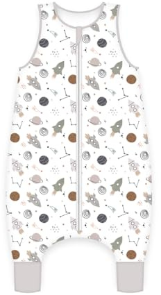 Herding babybest sovoverall rymd, 70 cm, med dragkedja, yttermaterial: 100% bomull/fyllning: 100% polyester